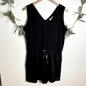 Calvin Klein Black Knit Romper